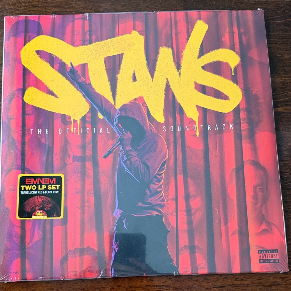 Eminem Stans Official Soundtrack Vinyl - Red and Black